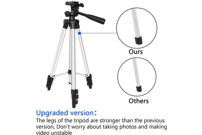 106cm Adjustable Camera Tripod Mount Stand Phone Holder for Samsung Universal AU