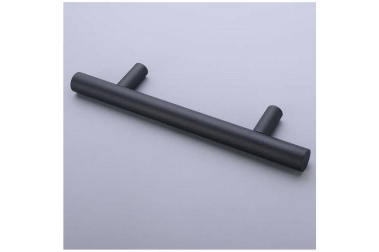 12Inch Barn Door Handle Sliding Flush Pull Wood Door Gate Hardware Stainless Steel, Black