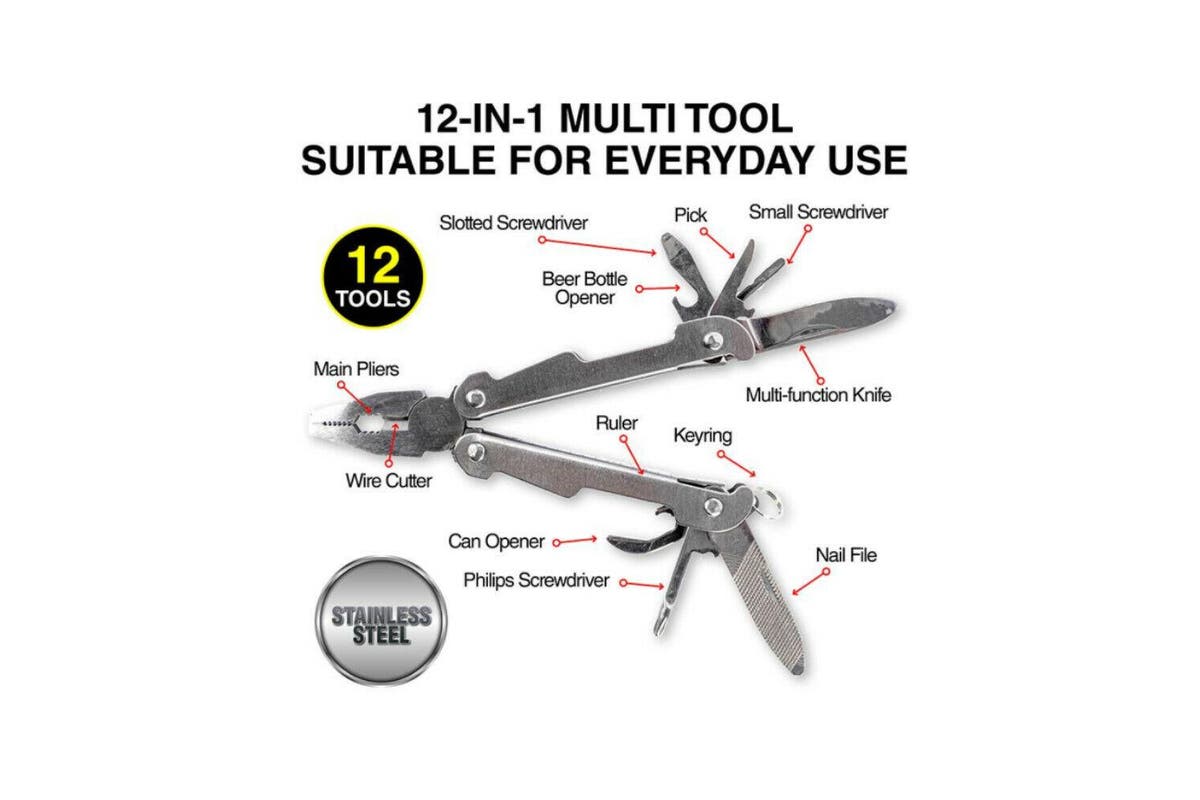 Multi Tool 12 in 1 with Pouch