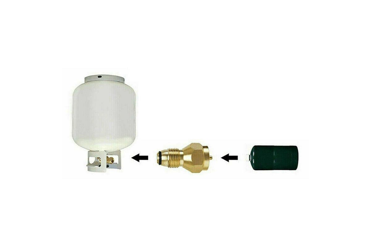 BBQ Propane Gas Refill Adapter 1Lb Cylinder Tank Coupler Heater Bottle Tool