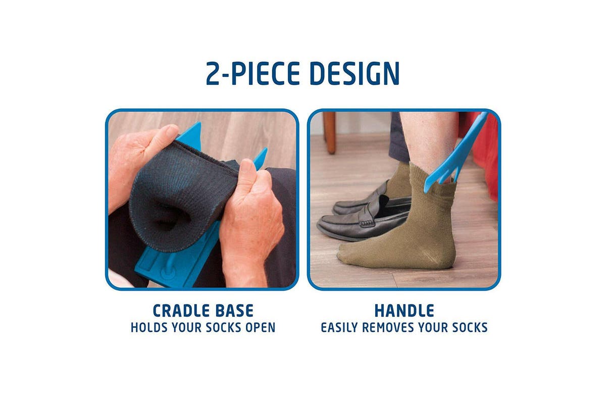 Creative Sock Slider Dressing Aid Kit Helper Pulling Easy On Easy Off Shoes