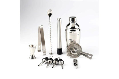 12 Pcs Cocktail Shaker Set Mixer Martini Strainer Bartender Kit Spirits Maker Bar