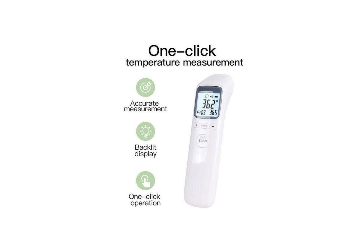 Digital LCD No-Touch Forehead Body Thermometer Infrared Temperature Gun Recall