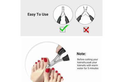 Toe Nail Cutter Clipper Nippers Chiropody Fungus Ingrown Manicure Tool Scissors