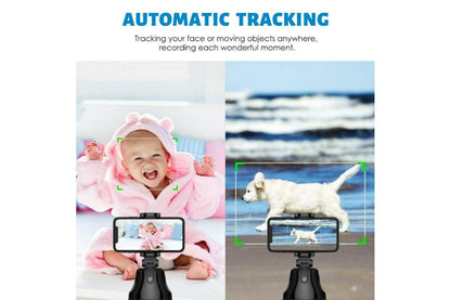 Wireless 360? Rotation Auto Face Tracking Smart Shooting Camera Phone Mount