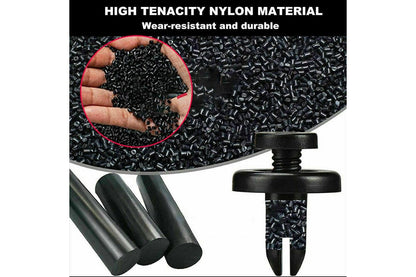 550Pcs Car Plastic Clips Bumper Fender Trim Mixed Rivet Door Panel Fasteners Kit