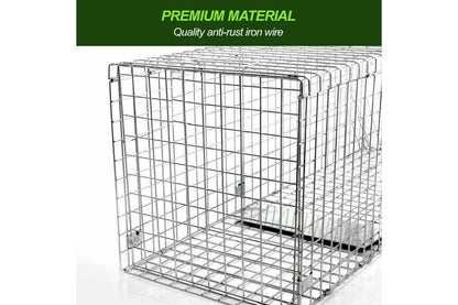 Animal Cage Catch Rabbit Bird Bait Rat 66.5 x 23 x 26.5cm