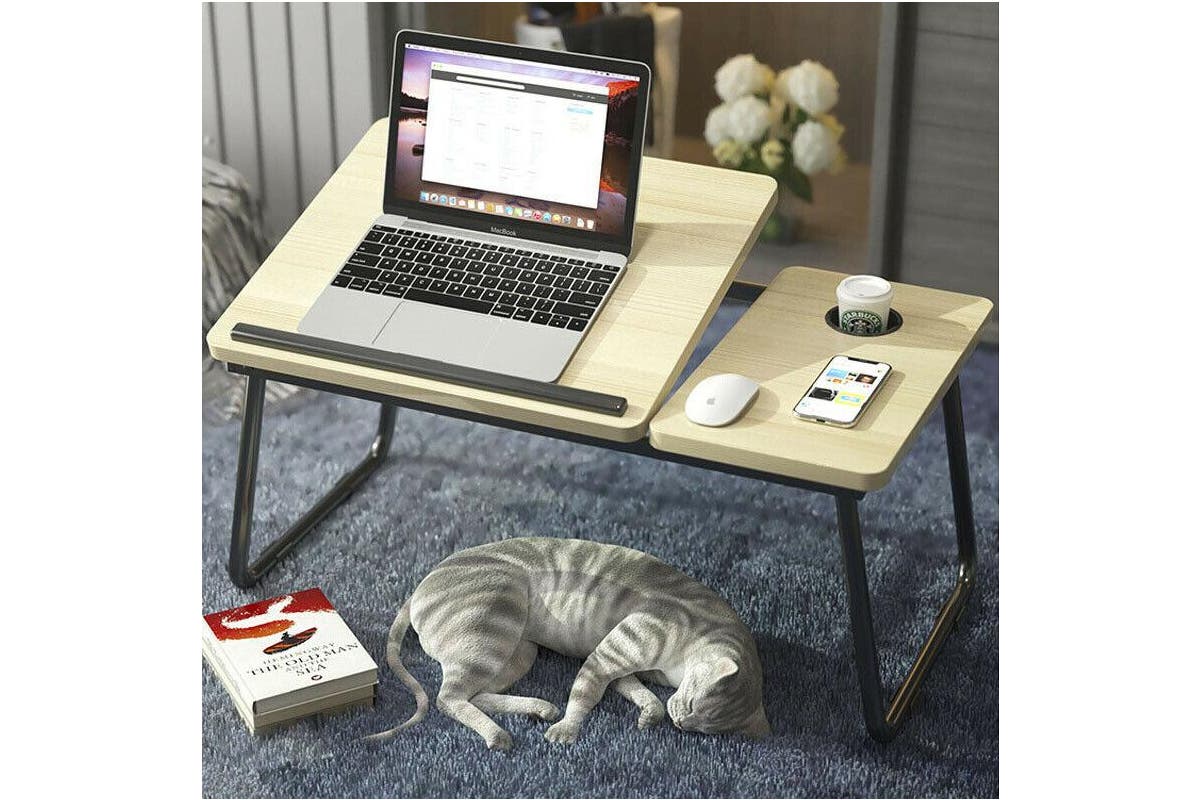 Portable Foldable Laptop Stand Desk Table Tray Bed Study Adjustable NEW