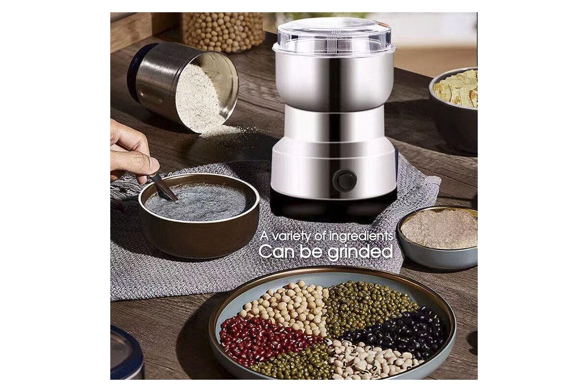 Electric Coffee Grinder Grinding Milling Bean Nut Spice Matte Blender 220V