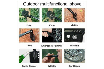 Camping Shovel Folding Outdoor Survival Tools Multifunction Hiking Military