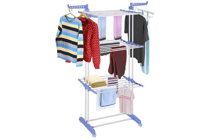 6 Tiers Clothes Airer Indoor Laundry Drying Rack Horse Garment Hanger Foldable