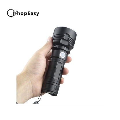 120000LM CREE L2 LED Tactical Rechargeable Flashlight USB Camping Hunting Torch