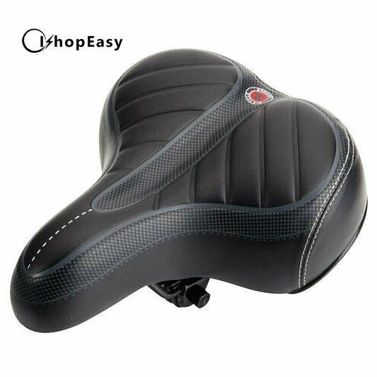 Bicycle Saddle Bike Seat Wide Extra Comfort Soft Cushion Cover Padded Sporty Pad