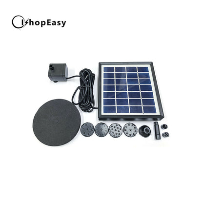 1.5W Solar Powered Water Fountain Pump Bird Bath Pond Pool Garden