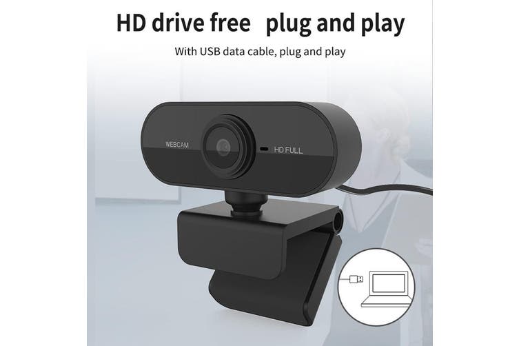 Full HD 1080P Webcam with Microphone USB Streaming Camera For PC MAC Laptops