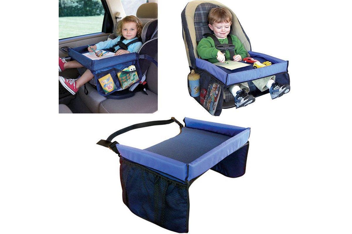 Portable Safety Kids Car Seat Travel Tray Activity Drawing Board Table