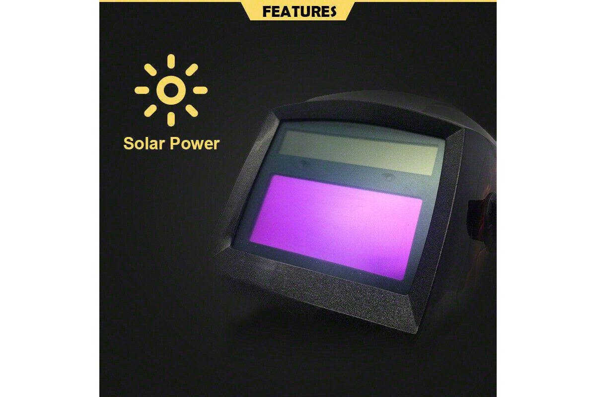 Solar Auto Darkening Welding Helmet Mask ARC TIG MAG High Quality, Flame