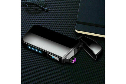 Electric Flameless Windproof USB Rechargeable Dual Arc Plasma Lighter Lighters