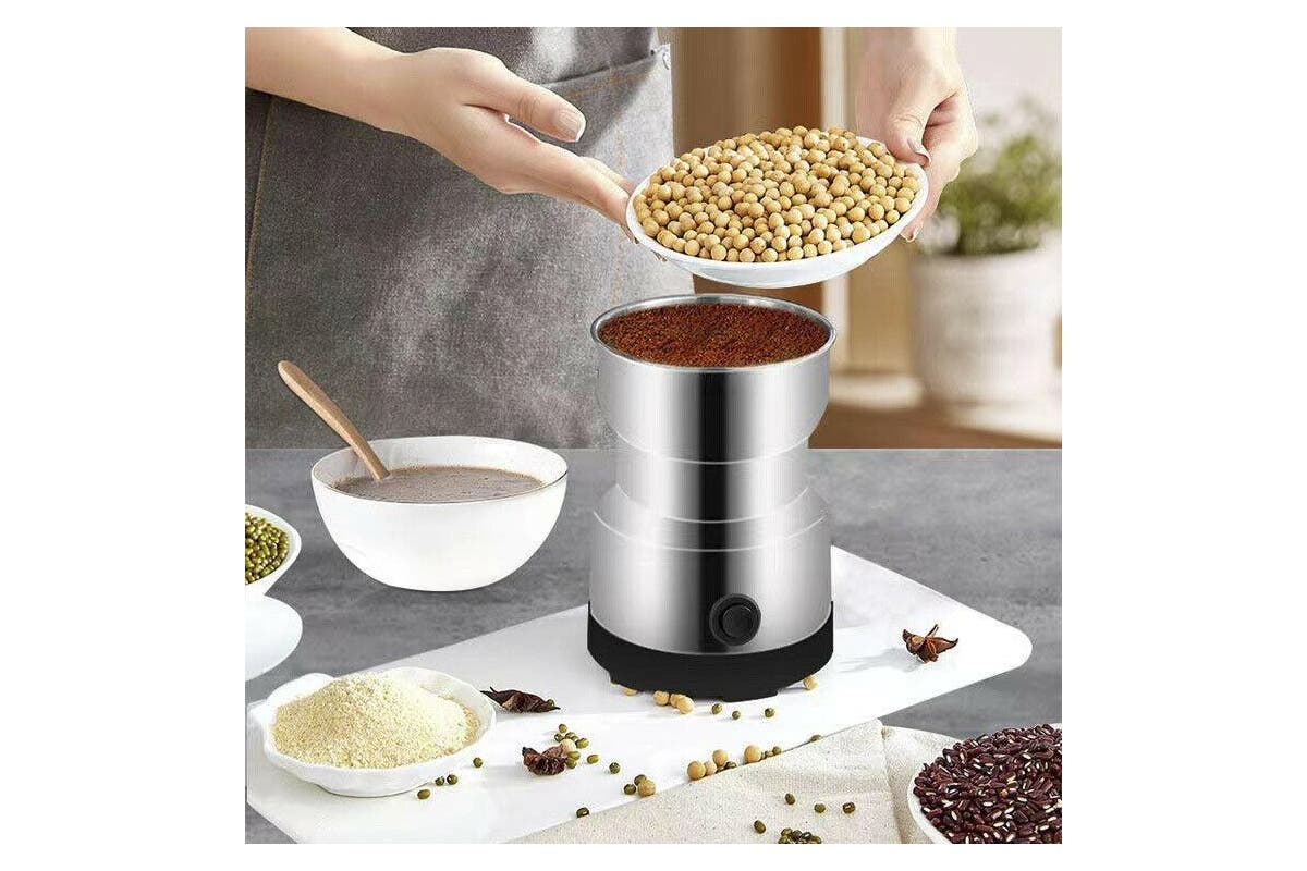 Electric Coffee Grinder Grinding Milling Bean Nut Spice Matte Blender 220V