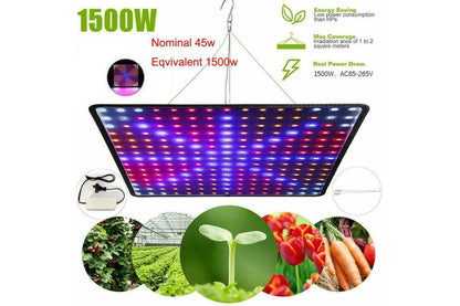 225LED 2000W Grow Light Hydroponic Kits Growing Plant Veg Flower Indoor Lamp AU