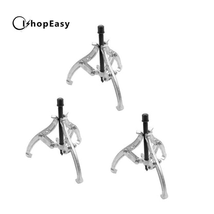 Ishopeasy 3pcs Bearing Gear Hub Puller Remover Tool Drop Forged Reversible Jaws Separator