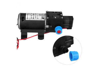 100W 12V 160PSI Pressure Water Pump 8L/Min Self-Priming Caravan Camping Boat