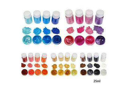 36 Colours Mica Powder Epoxy Resin Dye Pearl Natural Mica Pigment Mineral Powder