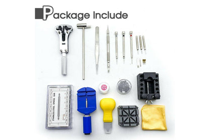 380PCS Watchmaker Watch Link Pin Remover Case Opener Repair Tool Kit Set