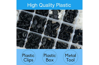 Push Pin Rivet Fasteners Auto Car Body Plastic Trim Panel Moulding Clip 415PCS