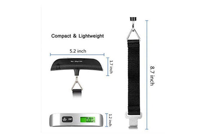 Luggage Scale Suitcase Quality Travel Portable Electronic Weight LCD Digital