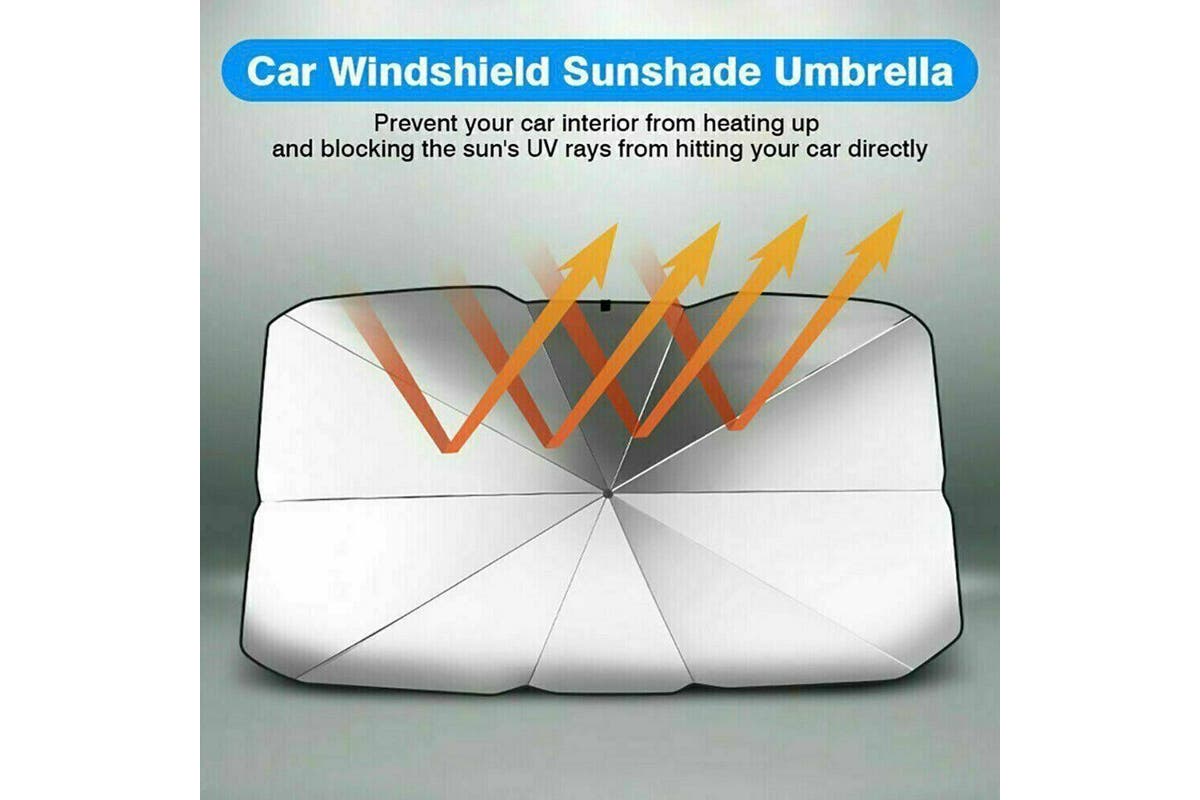 Foldable Car Windshield Sunshade Umbrella Front Window Cover Visor Sun Shade