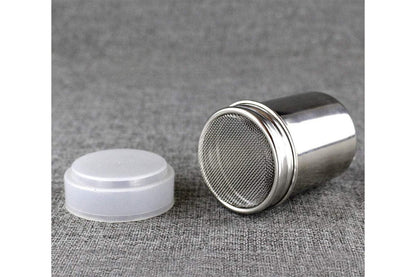 Stainless Steel Icing Sugar Cocoa Coffee Shaker Flour Duster ChocolatePowder 1PC