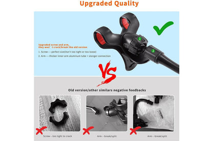 Universal 360? Windshield Mount Car Holder GPS Mobile Phone Long Neck Cradle