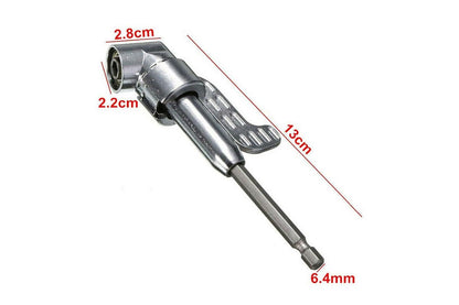 Right Angle Drill and Flexible Shaft Bits Extension Screwdriver Bit Holder 3pcs