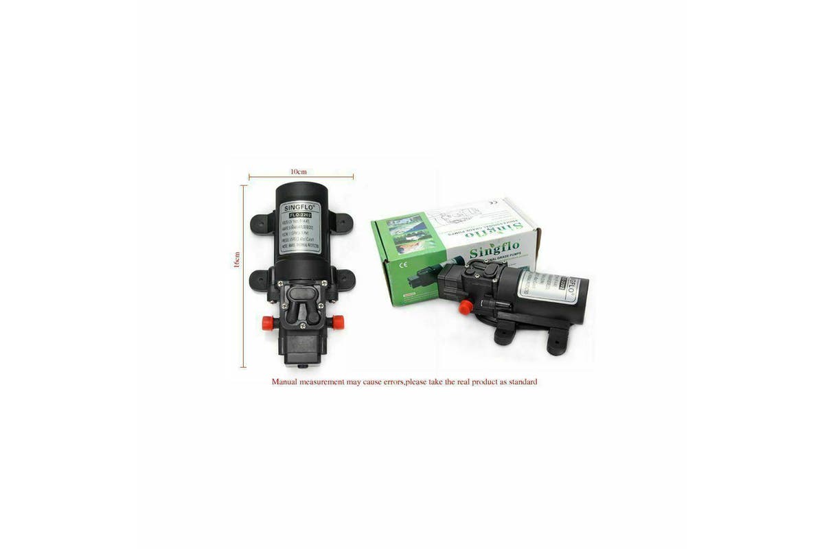 12V 4.3Lpm Self-Priming Water Pump High Pressure Caravan Camper Boat Marine Home