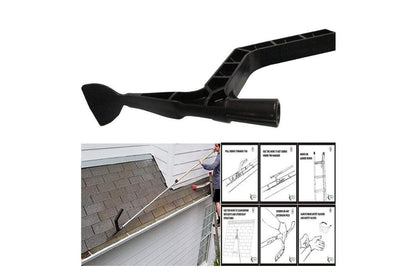 Gutter Roof Cleaning Tool Hook Shovel Scoop Leaves Dirt Remove Home Cleaner