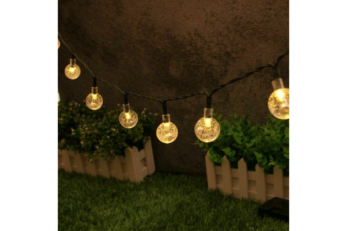 22M 200LED Solar Globe String Lights Fairy Outdoor Festoon Party Garden Decor