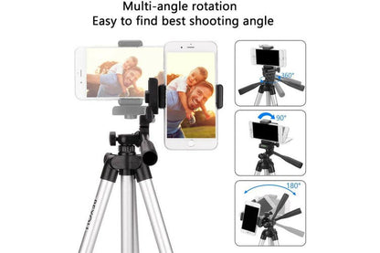 106cm Adjustable Camera Tripod Mount Stand Phone Holder for Samsung Universal AU