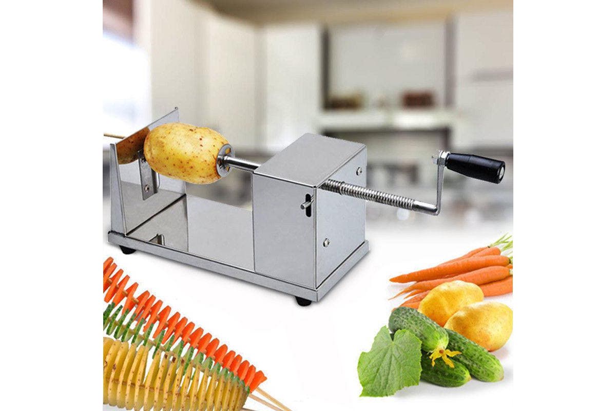 Potato Twister Tornado Slicer Automatic Cutter Machine Spiral Kitchen New Brand