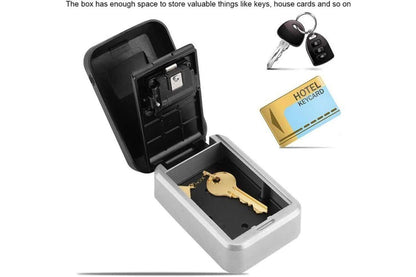 Wall Mounted Key Safe Box 4Digit Safe Outdoor Key Storag Organizer Password, Style 1