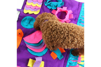 Dog Pet Nose Training Sniffing Pad Toys Blanket Game Feeding Cushion Snuffle Mat