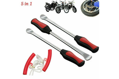 5 in 1 Motorcycle Motorbike Practical Spoon Tire Irons Lever Tyre Changing Tool