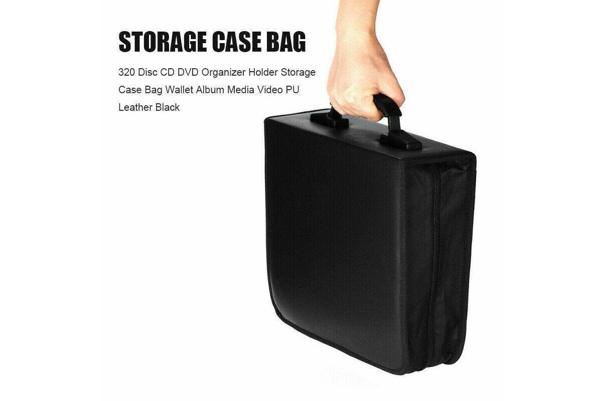 520 Disc CD DVD Case Wallet Storage Holder Booklet Album Folder Bag Box Sleeves