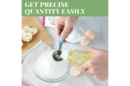 10PCS measuring spoons cups stainless steel baking teaspoon kitchen gadget kit