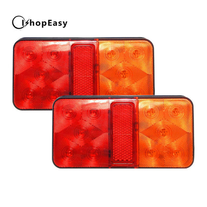 2x LED Trailer Lights Tail Lamp Stop Indicator 12V&24V Volt 4WD 4X4 Camper UTE