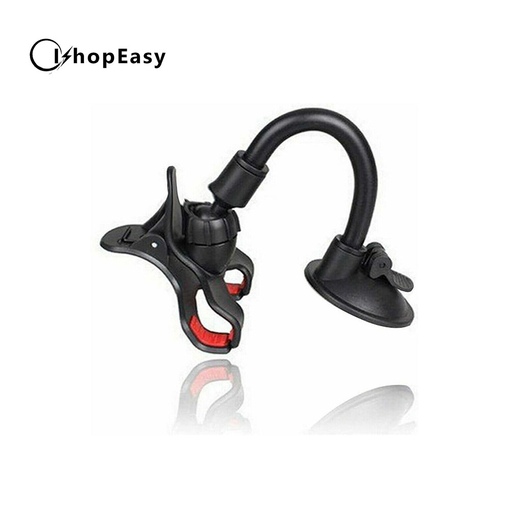 Universal 360? Windshield Mount Car Holder GPS Mobile Phone Long Neck Cradle