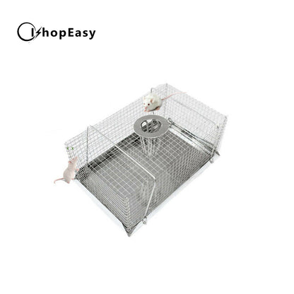 Rodent Mouse Trap ·Top Entry Mouse Trap Catch Rat Trap Catch Humane Rat Cage 20.5x13x9cm