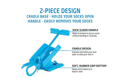 Creative Sock Slider Dressing Aid Kit Helper Pulling Easy On Easy Off Shoes