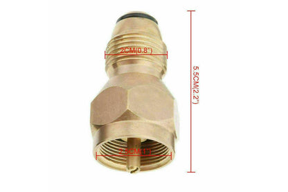 BBQ Propane Gas Refill Adapter 1Lb Cylinder Tank Coupler Heater Bottle Tool