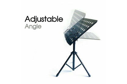 Adjustable Music Stage Stand Heavy Duty Metal Music Sheet Conductor Folding